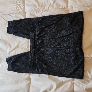 Black heathered soft joggers GAP girls